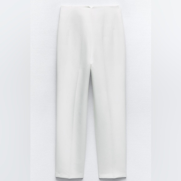 🆕 NWT🆕 Zara High Waisted White Pants - Picture 4 of 6